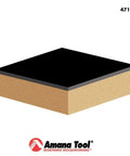 Carbide Tipped Dynabit Laminate Flush Trim Bit Half Inch Diameter One Inch Cutting Height Quarter Inch Shank Two And Five Eighths Inch Overall Length Down Shear For Ultra Smooth Finish Ideal For Laminate Edges And Trim Work