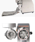 Pro Grade High Efficiency Grain Grinder And Herbal Pulverizer For Grains And Dry Herbs, Superfine Powder Mill, Stainless Steel