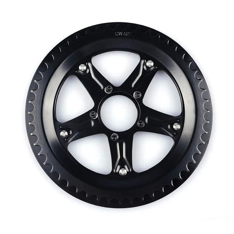 46T CNC Aluminum Chainring For Mid Drive Kits Fits BBS01 BBS02 BBSHD Electric Bike Motors Ride Ready Chain Wheel For Ebike Conversions Durable Aluminum Alloy With Smooth Shifting And Plenty Of Grit