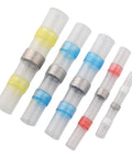200 Piece Solder Seal Heat Shrink Butt Connectors Kit Waterproof Wire Terminals Perfect For Marine Auto Truck RV Trailer Wiring Splice Quick Repairs And Tight Spaces Without Complex Tools, assorted sizes