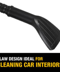 Claw nozzle from Car Detailing Vacuum Hose Accessory Kit with about 15 ft flexible hose, ideal for car interiors