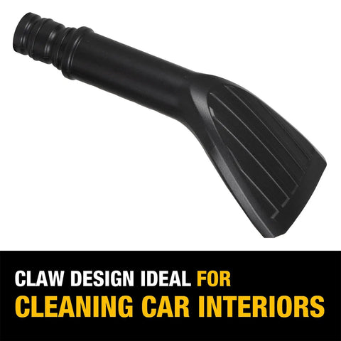 Claw nozzle from Car Detailing Vacuum Hose Accessory Kit with about 15 ft flexible hose, ideal for car interiors