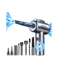 Ultra Powerful Cordless Air Duster with LED Light and 110000 RPM, 3 Speed Adjustable Electric Blower for Computer Keyboard Car PS5