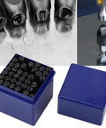 36 Piece 5mm Metal Stamping Kit With Alphabet And Number Stamps For Leather Tooling, Stamp Punch Die Tool Set Opened Box