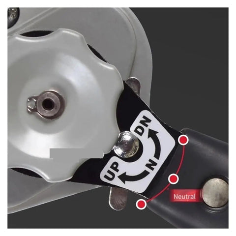 Compact Aluminum Alloy Hand Chain Hoist With Lever Lifting Tackle 0.25 Ton Capacity And 1.5 Meter Height lever control detail.