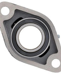 Two Pack Two Bolt Flange Mount Ball Bearing Unit With Cast Iron Housing FL210 UC210-31 Insert Bearing Bore 1 15/16 Inches