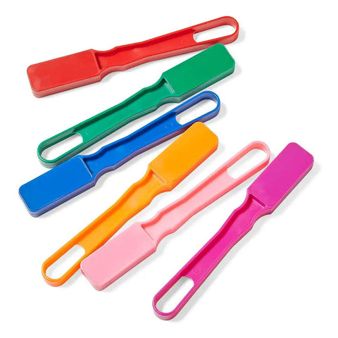 Rainbow Magnetic Wand Set For Kids Ages 5 To 10, 8 Inch Wands With Magnet Bar, colorful wands in a fan arrangement