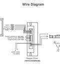 Heavy Duty Cnc Linear Stage Ball Screw Actuator With Enclosed Nema 24 Stepper Motor Slide Table wire diagram for connections.
