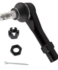 Beefed Up Front Outer Tie Rod Ends Pair Fits Ford Explorer 1998 to 2003 Ranger 1998 to 2011 Mazda B2300 2001 to 2009 B2500 1998 to 2001 B3000 1998 to 2007 B4000 1998 to 2009 Mercury Mountaineer 1998 to 2003 ES3461 5L5Z3A130AA F87Z3A130BA black outer tie rod end with nut and cotter pin