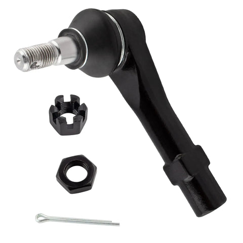 Beefed Up Front Outer Tie Rod Ends Pair Fits Ford Explorer 1998 to 2003 Ranger 1998 to 2011 Mazda B2300 2001 to 2009 B2500 1998 to 2001 B3000 1998 to 2007 B4000 1998 to 2009 Mercury Mountaineer 1998 to 2003 ES3461 5L5Z3A130AA F87Z3A130BA black outer tie rod end with nut and cotter pin