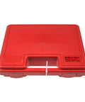 Red plastic case for Steel Pin Gauge Set 190-Piece 0.061-0.250 In Range Minus Tolerance 0.0002 In