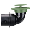Pop Up Drainage Emitter With Elbow And Adapter For 3 Inch And 4 Inch Drain Pipes Green Plastic Water Release System