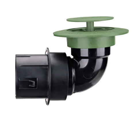 Pop Up Drainage Emitter With Elbow And Adapter For 3 Inch And 4 Inch Drain Pipes Green Plastic Water Release System