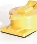 Yellow Watertite Wet Location Locking Blade Receptacle For 3 Phase Systems with flip lid, four wires, three poles, 50A, 480V