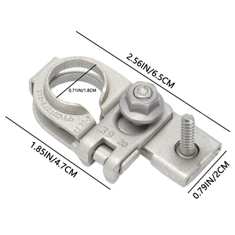 Gotta Keep Your Daily Driver Running Smooth With This Heavy Duty Positive Battery Terminal For Hyundai And Kia 2015 Through 2020 Featuring Bulletproof M6 Nuts And Solid Fuse Connections, stainless steel terminal with dimensions.