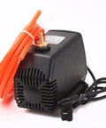 Plug And Play Badass 1500W Water Cooled Spindle Motor For Cnc Router Machine Paired With Smart Vfd Inverter full cooling pump shown from side.