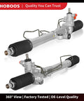 Hydraulic Power Steering Rack And Pinion Assembly For Toyota Tacoma 1996 2004 And Toyota 4Runner 1996 2002 2.7L 3.4L New Unit Leak Resistant Direct Fit Ref 26-2625, two views