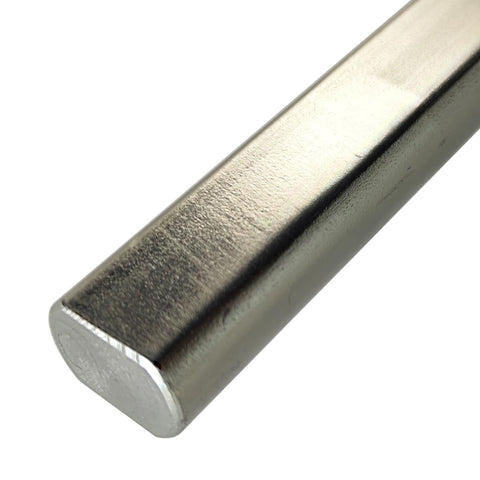 16 Inch 3/4 Inch Double D Galvanized Steering Shaft Fully Machined DD Style Built To Last On Tough Roads Heavy Duty Steel Construction
