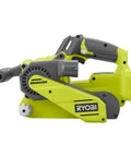 Cordless 18V Brushless Belt Sander, 3 X 18 Inches, One Plus Compatible, Includes Dust Bag and Sanding Pad, Tool Only, side view