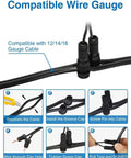Instructions for connecting wire connectors for 12W Ultra Bright Low Voltage Landscape Lights Shielded In Ground Well Lights 12V To 24V