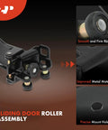 Right Passenger Center Sliding Door Roller Bracket Compatible With Chevrolet Express 1500 2500 3500 4500 G30 And GMC Savana 1500 2500 3500 4500 G3500 Designed For Smooth Operation Durable Steel Construction Corrosion Resistant Precise Fit Easy Install