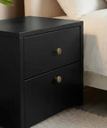5 Pack Champagne Bronze Cabinet Knobs Round Zinc Alloy Mushroom Style One And A Quarter Inch Dresser Drawer Knobs on black cabinet
