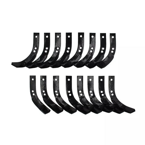 Replacement Tiller Tine Set For Troy-Bilt Walk-Behind Garden Tillers 1901118 1901118A Left And Right Hand Replacements