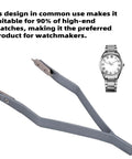 Y Shaped Watch Spring Bar Tweezers Alloy Steel Precision Repair Tool For Replacing Straps And Band Links And Bracelet Length Adjustment With Screw