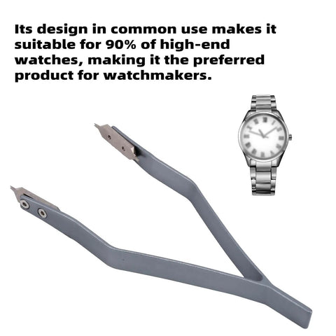 Y Shaped Watch Spring Bar Tweezers Alloy Steel Precision Repair Tool For Replacing Straps And Band Links And Bracelet Length Adjustment With Screw