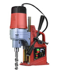 Heavy Duty Electric Mag Drill For Steel Structure With Powerful Magnetic Base Secure Drilling Machine For Industrial Engineering And Home Improvement Projects High Precision Ax13 Core Bit Holder Easy Setup, showing drill and controls.