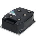 Top G AC Motor Controller 1232E-2321 Super Durable 24 Volt 250 Amp Speed Drive for electric stackers, showing connectors and housing.