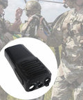 Repair Housing Cover Kit For DEP-450 DP1400 Two Way Radio Walkie Talkie black front cover shown against outdoor backdrop