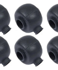 Six Bombproof Universal Rubber Rod End Boot Covers designed to shield steering and suspension linkage from dirt moisture.