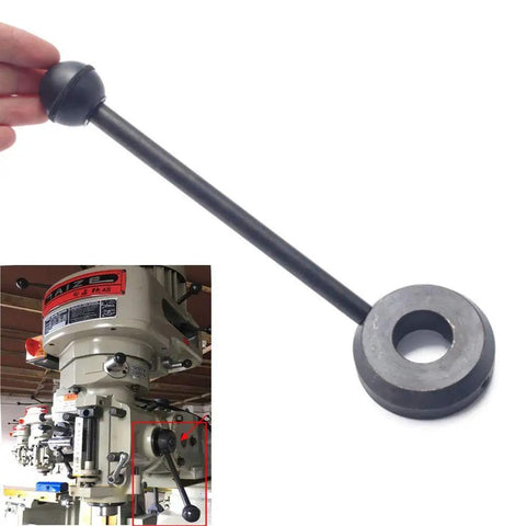 Durable Mill Feed Handle For Milling Machines Spindle Speed Lift Handle For Most Vertical Mills 9.84 Inch, close-up view