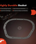 Tough As Nails 10.25 Inch Rear Differential Cover For Ford F 250 Super Duty 2017 To 2020 With 12 Bolt Mounting Includes Full Seal Kit And Drain Magnet gasket image showing durable material and sealing properties.