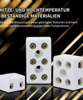1 Way ceramic terminal blocks, white porcelain, 10A 250V, 2.5mm inlet, 20pcs