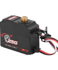 Rock Solid Digital Servo With 25 Gram Metal Gear for 1/12 RC Cars and Boats, coreless motor, compact design.