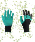 Sprout Island Seed Starting Mix 16 Qt With My Garden Pool 7-In-1 Soil Test Strips And Claw Gardening Gloves, green with claws