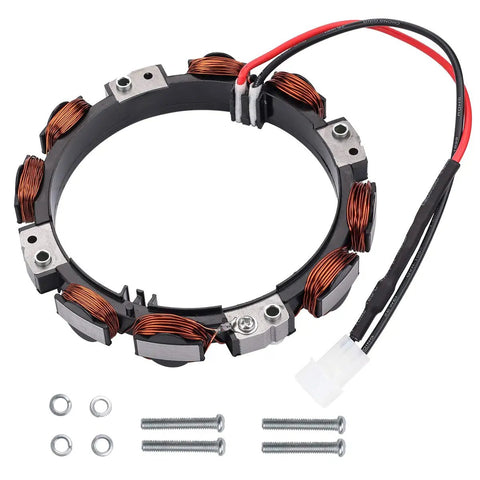 High Output Dual Circuit Alternator With Voltage Regulator For Lawn Mowers And Garden Tractors Replaces 592831 845907 696459 core drive unit with wiring.