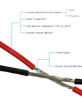 Diagram of Red And Black Silicone Wire 14 Gauge Spool Two Separate Wires 20 Ft Each Ultra Flexible 14 AWG stranded tinned copper wire