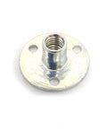 Top Shelf Round Base Weld Nuts With 10-32 Threads And Tough Zinc Coating Engineered For Rock Solid Mounts And No Frustration On Any Workshop Project Build, showing 10-32 threaded insert.