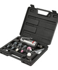 No Nonsense Pneumatic Air Sander Kit Lightweight Metal Polisher Grinder With Comfort Grip For Silent Running, tools in case