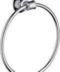 Montreux Chrome Towel Ring Solid Brass Bath Hardware For High End Bathrooms Vintage Industrial Style Inspired By Europe's Grand Hotels Durable Chrome Finish Easy Mount Premium Quality Accent For Any Spa