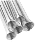 Durable 10 Piece Spring Tubing Bender Set For Plumbing And Electrical Projects, showcasing silver metal tubing for precise bending.