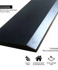 Hollywood Beveled Absolute Black Granite Doorway Threshold Tile With Marble Saddle Polished Finish Maintenance Free And Stain Resistant 6 By 36 Inches Easy Install For Commercial Or Residential Doorways Durable Natural Stone close-up of beveled edge and polished surface