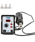 858D SMD Rework Station With Hot Air Gun 700W Soldering Desoldering Kit LED Digital Temperature Display with nozzles