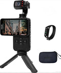Handheld Camcorder With 3 Axis Stabilization For Smooth Pro Grade Shots 5K 30fps And 4K 60fps Recording with accessories