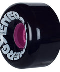 Energy 65 Quad Roller Skate Wheels Set For Outdoor Rolling, 78A Urethane, 35mm X 65mm, Grippy And Durable, Black Single Wheel