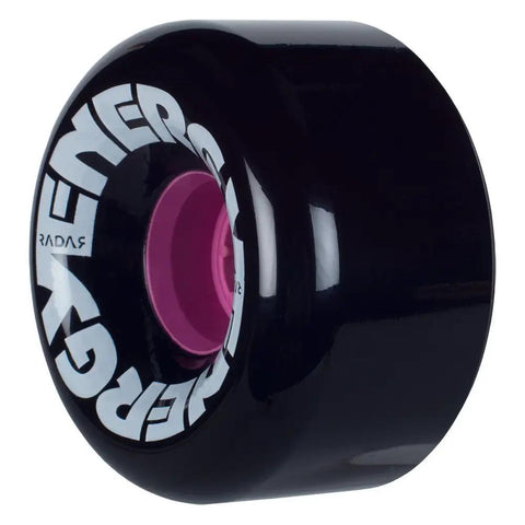 Energy 65 Quad Roller Skate Wheels Set For Outdoor Rolling, 78A Urethane, 35mm X 65mm, Grippy And Durable, Black Single Wheel