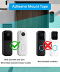 Adhesive Doorbell Mounting Kit With Pin For Blink Video Doorbell And Outlet Wall Mount For Sync Module Core, No Drilling No Screws
